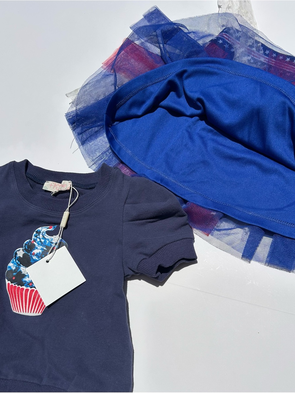 🇺🇸 Truly Me by Sara Sara Patriotic Star set - girls tutu - cupcake - 3T - Picture 5 of 7